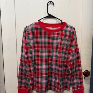 Holiday Time Festive Plaid Pajama Set
